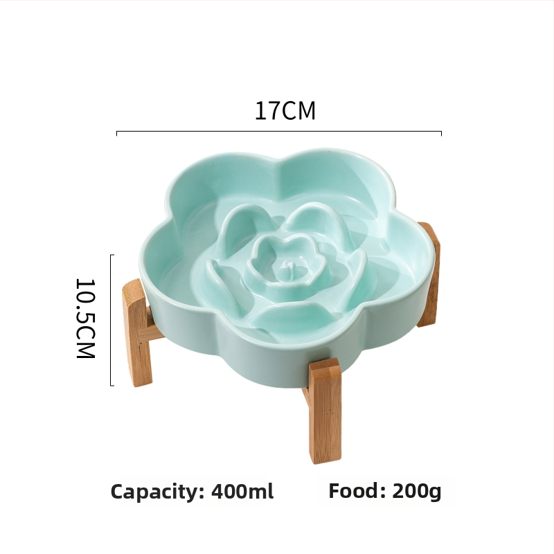 Κεραμικό μπολ αργής σίτισης για σκύλους και γάτες, μάρκα Yuemeiji, anti-πνιγμός, προέλευση Chaozhou