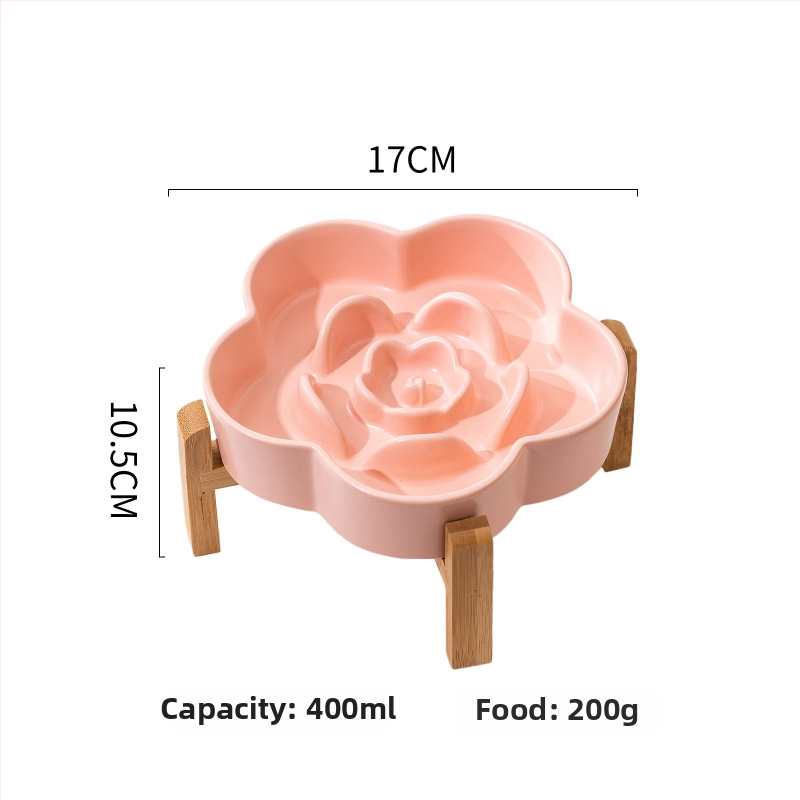 Κεραμικό μπολ αργής σίτισης για σκύλους και γάτες, μάρκα Yuemeiji, anti-πνιγμός, προέλευση Chaozhou