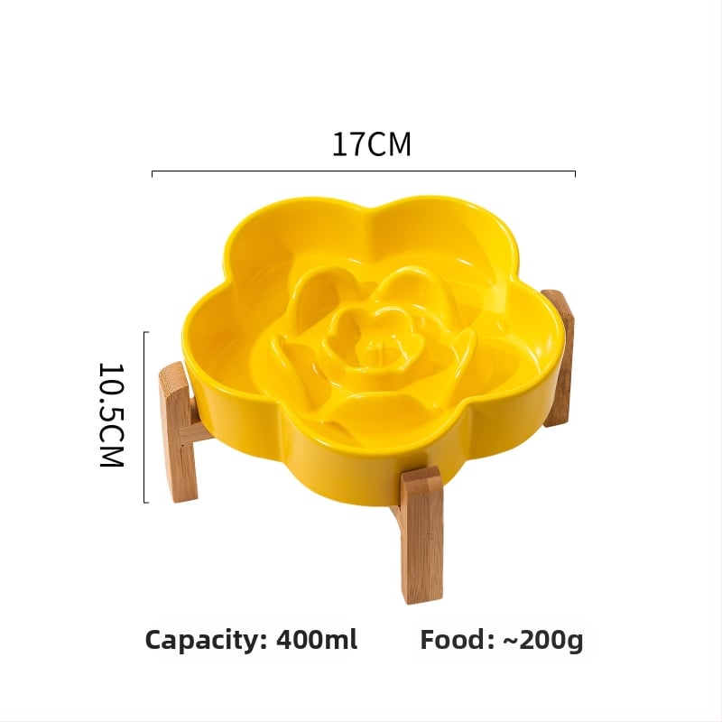 Κεραμικό μπολ αργής σίτισης για σκύλους και γάτες, μάρκα Yuemeiji, anti-πνιγμός, προέλευση Chaozhou