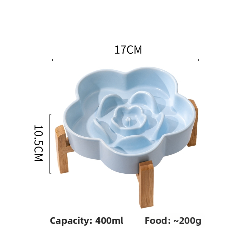 Κεραμικό μπολ αργής σίτισης για σκύλους και γάτες, μάρκα Yuemeiji, anti-πνιγμός, προέλευση Chaozhou