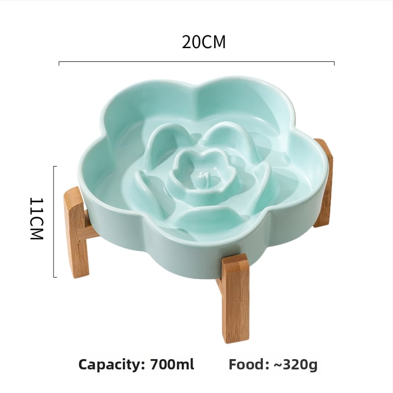 Κεραμικό μπολ αργής σίτισης για σκύλους και γάτες, μάρκα Yuemeiji, anti-πνιγμός, προέλευση Chaozhou