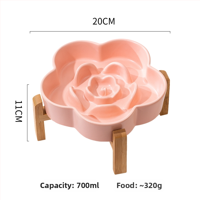 Κεραμικό μπολ αργής σίτισης για σκύλους και γάτες, μάρκα Yuemeiji, anti-πνιγμός, προέλευση Chaozhou