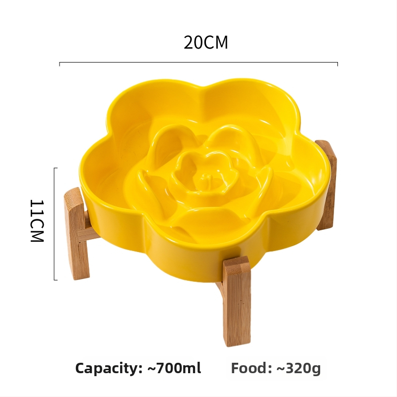 Κεραμικό μπολ αργής σίτισης για σκύλους και γάτες, μάρκα Yuemeiji, anti-πνιγμός, προέλευση Chaozhou