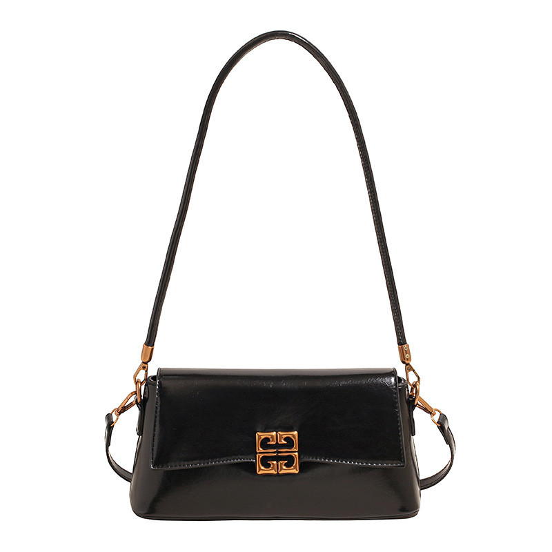 Ženska crossbody torbica, horizontalni kvadratni oblik, PU materijal, zatvaranje na poklopac, džep za mobitel, jedna naramenica, gradski minimalistički stil, svakodnevna upotreba