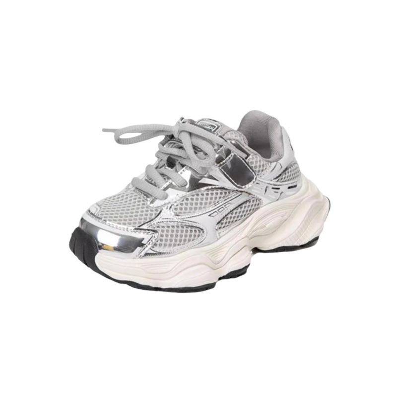 Adidași copii dad shoes: talpă antiderapantă, partea superioară din PU cu plasă respirabilă, închidere Velcro, suprafață PU, talpă din cauciuc sintetic