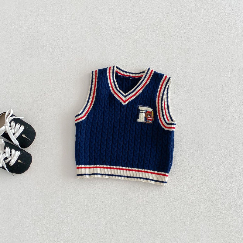 Dječja polo majica - Korejski stil, prugasta, pamuk, proljeće i jesen