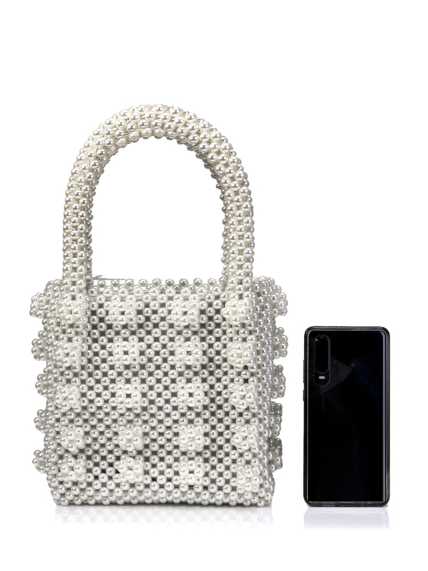 Večernja torbica, ABS materijal, mali kvadrat, uspravni kvadrat, 3D vanjski izgled