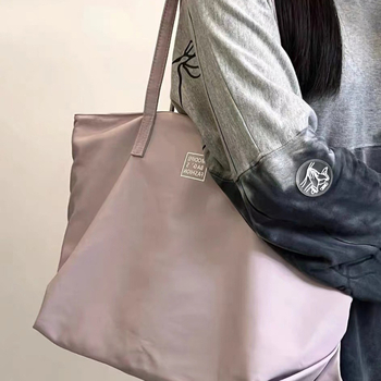 Big Banyan Leather Nylon Tote torba, stil Fresh and Sweet, poliesterska podstava
