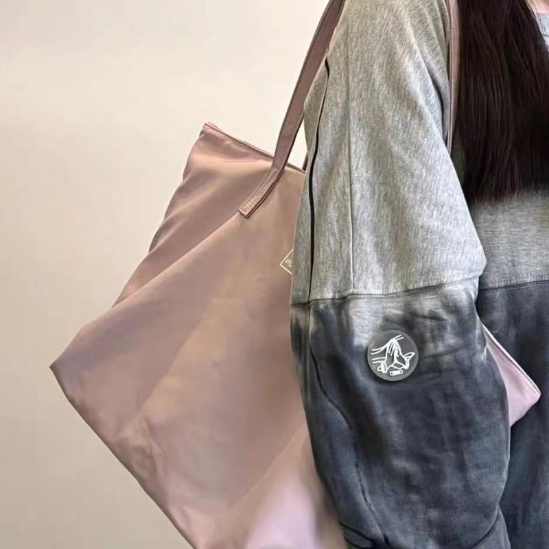 Big Banyan Leather Nylon Tote torba, stil Fresh and Sweet, poliesterska podstava