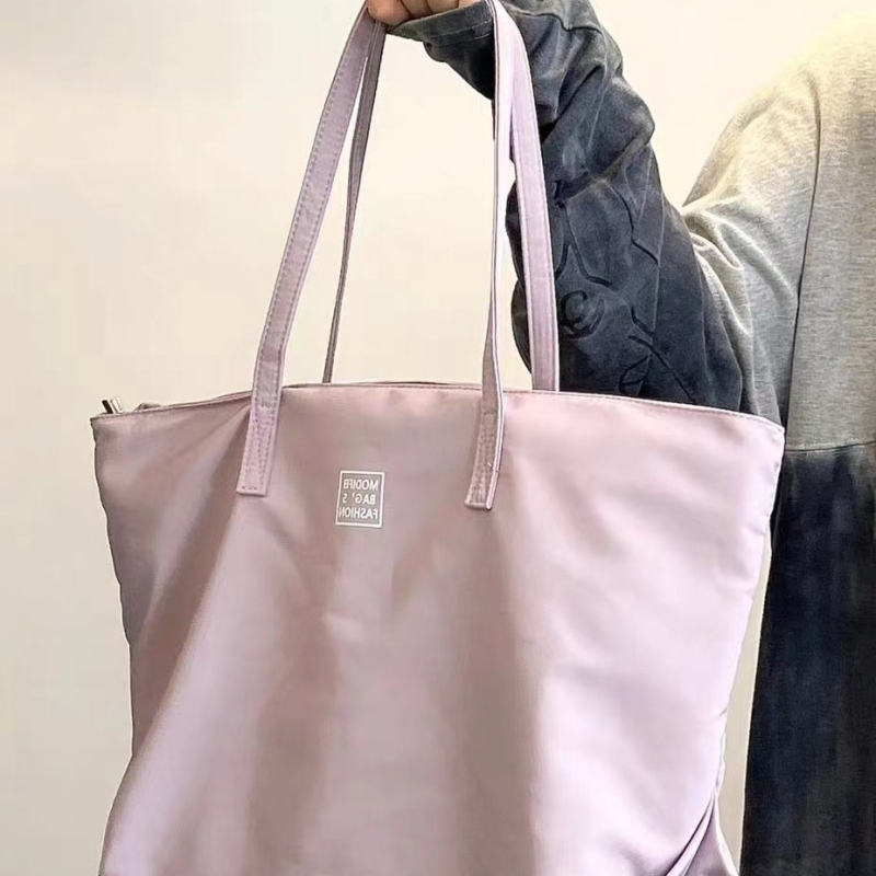 Big Banyan Leather Nylon Tote torba, stil Fresh and Sweet, poliesterska podstava