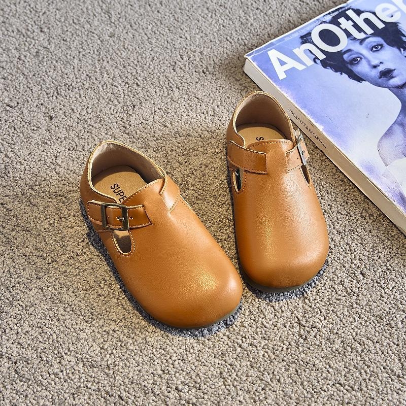 Dječje retro kožne tenisice, Velcro zatvaranje, niski profil, protuklizna đon, unisex