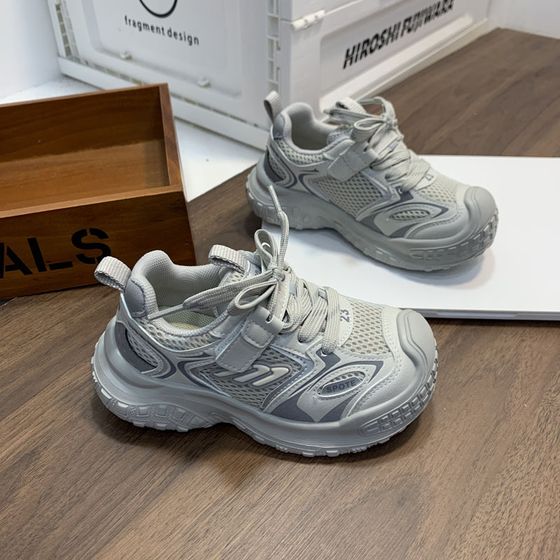 Dječje tenisice s mrežastim gornjim dijelom, prozračne, protuklizna gumena potplat, zatvarač na Velcro, unisex, proljeće 2026