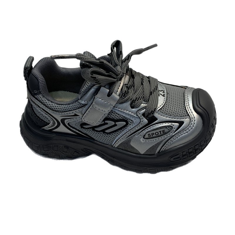 Dječje tenisice s mrežastim gornjim dijelom, prozračne, protuklizna gumena potplat, zatvarač na Velcro, unisex, proljeće 2026