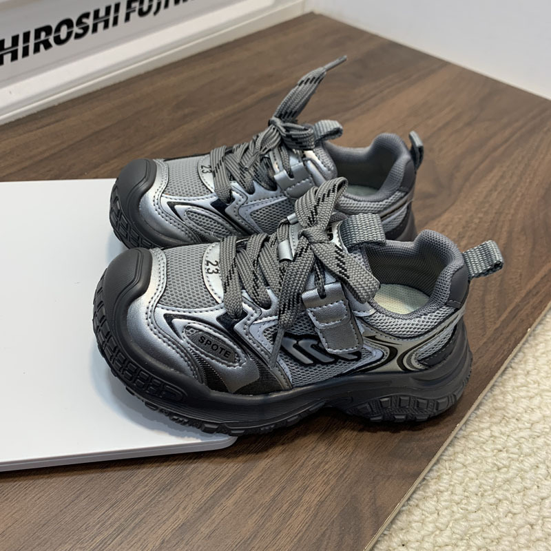 Dječje tenisice s mrežastim gornjim dijelom, prozračne, protuklizna gumena potplat, zatvarač na Velcro, unisex, proljeće 2026