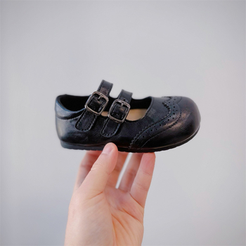 Dječje cipele od sintetičke kože, princeza stil, prozračne, protuklizne, Velcro zatvarač