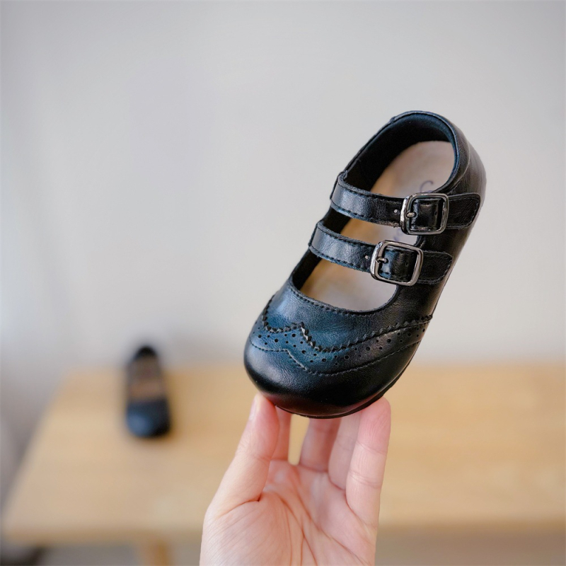 Dječje cipele od sintetičke kože, princeza stil, prozračne, protuklizne, Velcro zatvarač