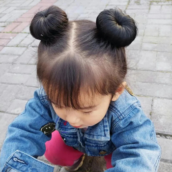 Dječja wig s konjskom repom u princeskom stilu, model Baby hair bag, za djecu