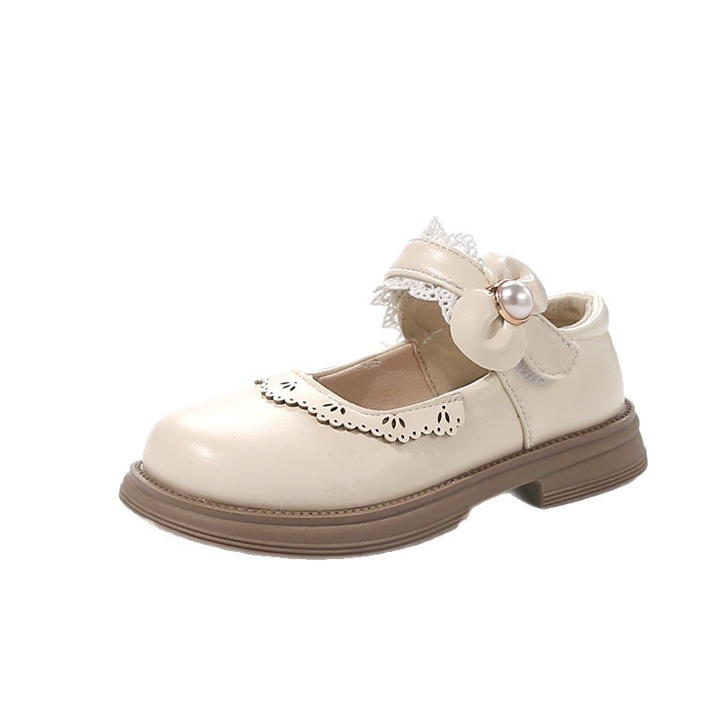 Cipele za princeze za djevojčice - Korejski stil, gornji PU, PU ulošak, gumeni potplat, zatvarač s Velcro, niski gornji dio