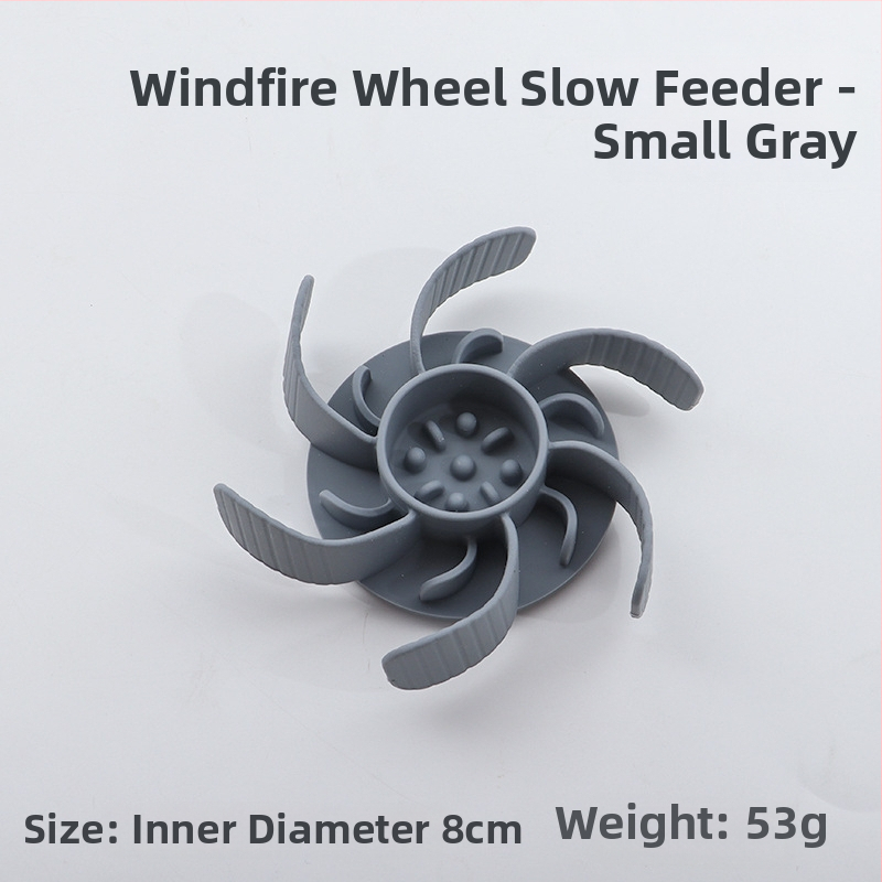 Μπολ αργής τροφοδοσίας για κατοικίδια, σιλικόνη, με βεντούζα, αντι-πνιγμού, για γάτες και σκύλους