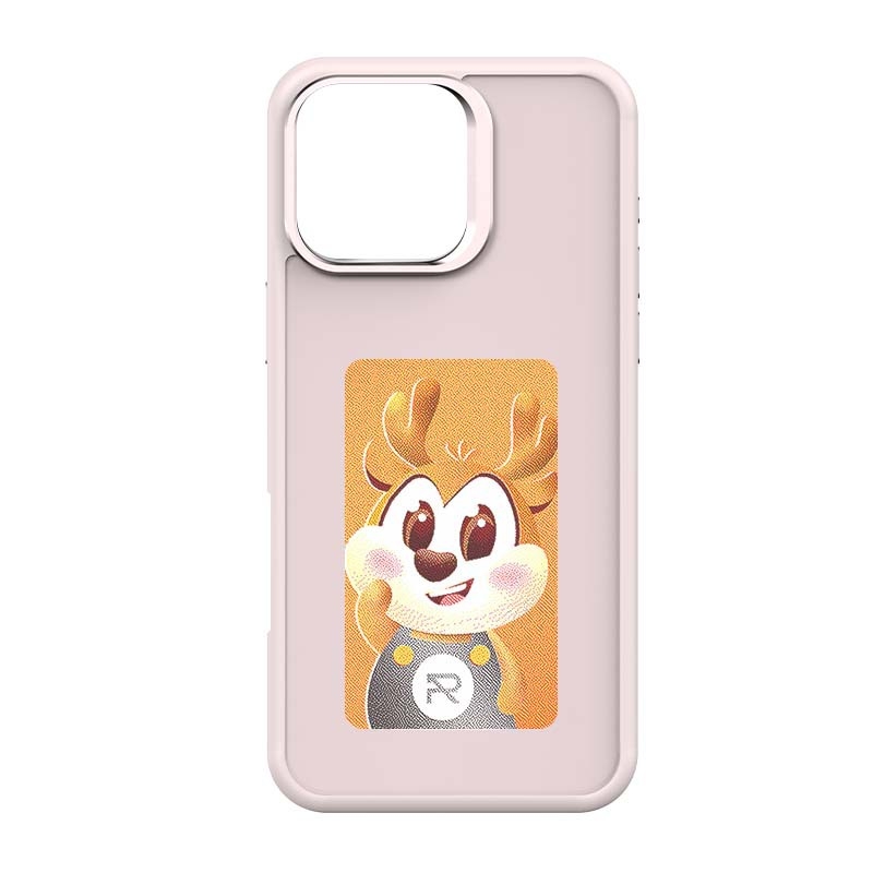 Θήκη για κινητό με Ink Screen, NFC προβολή, διπλός σχεδιασμός, ματ TPU, προσαρμοζόμενη, ανθεκτική σε κραδασμούς και φθορές, συμβατή με τη σειρά iPhone 13–17 Pro Max