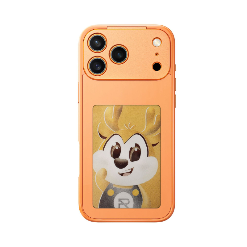 Θήκη για κινητό με Ink Screen, NFC προβολή, διπλός σχεδιασμός, ματ TPU, προσαρμοζόμενη, ανθεκτική σε κραδασμούς και φθορές, συμβατή με τη σειρά iPhone 13–17 Pro Max