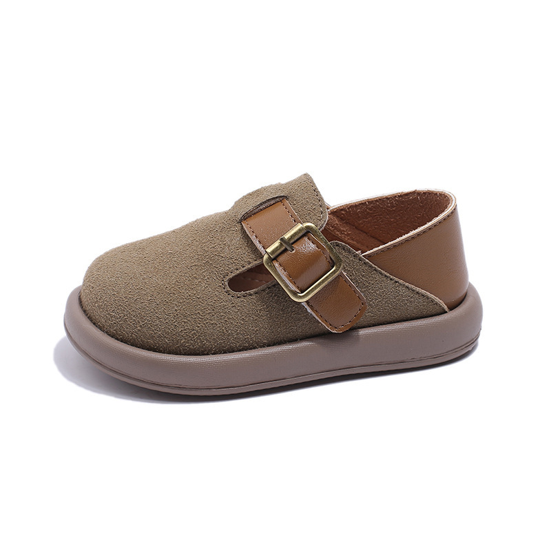 Dječje tenisice u korejskom stilu s mat završnim slojem, svakodnevne za djevojčice, s Velcro kopčom, niski gležanj, mekani gumeni potplat, retro dizajn
