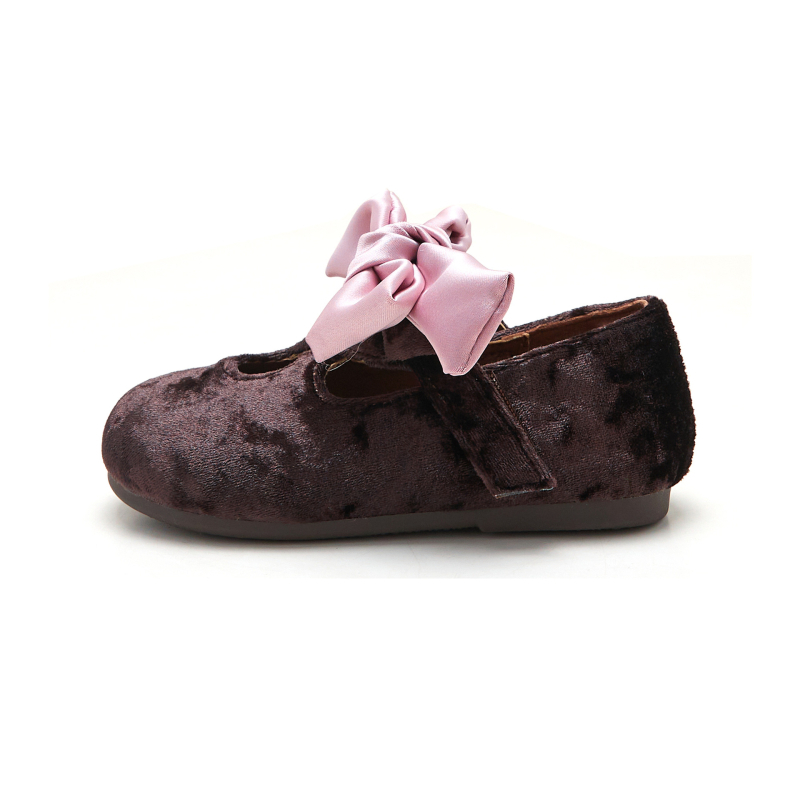 Dječje cipele s križnom mašnicom od brušene kože (suede), gornji dio: PU, potplat: PU, unutrašnjost: Super Fiber, za djevojčice (Gornji PU; Potplat PU; Unutrašnjost Super Fiber; Za Djviejčice; Za Djecu)