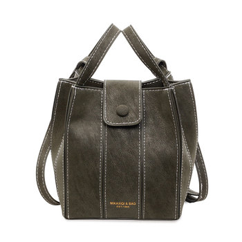 Unisex bucket bag od PU-a, magnetno zatvaranje, džep za telefon, oblik košare