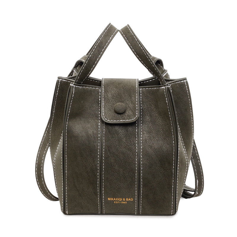 Unisex bucket bag od PU-a, magnetno zatvaranje, džep za telefon, oblik košare