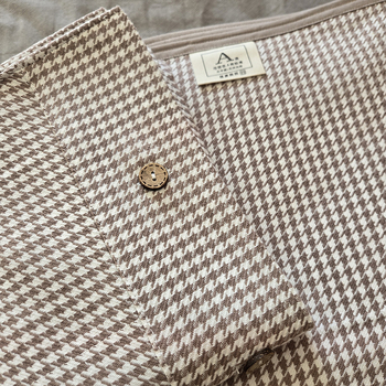 Set de pat din bumbac Jacquard, model floral, stil modern minimalist, trei piese, calitate I