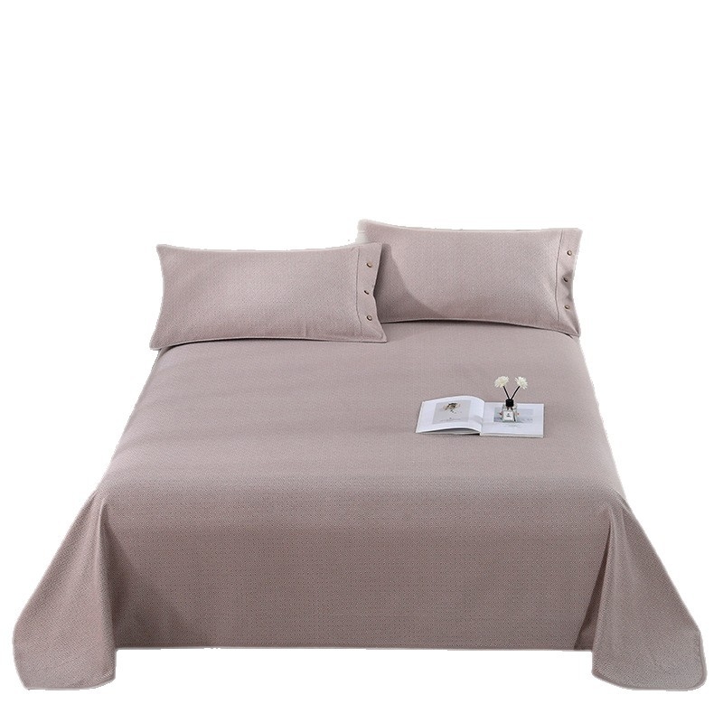 Set de pat din bumbac Jacquard, model floral, stil modern minimalist, trei piese, calitate I