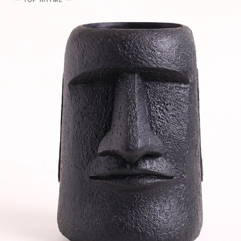 Statua‑vaza od smole za suho cvijeće i sukulente — Materijal: sintetička smola; Brand: Top Rhyme; Kategorija: Zanat od smole; Pakiranje: kartonsko pakiranje