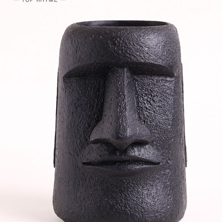 Statua‑vaza od smole za suho cvijeće i sukulente — Materijal: sintetička smola; Brand: Top Rhyme; Kategorija: Zanat od smole; Pakiranje: kartonsko pakiranje