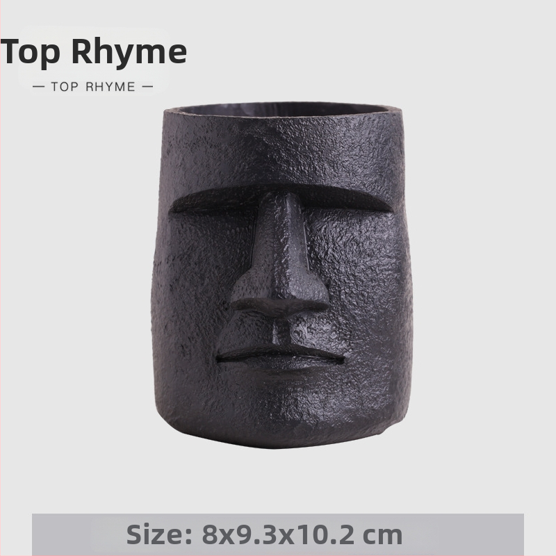 Statua‑vaza od smole za suho cvijeće i sukulente — Materijal: sintetička smola; Brand: Top Rhyme; Kategorija: Zanat od smole; Pakiranje: kartonsko pakiranje