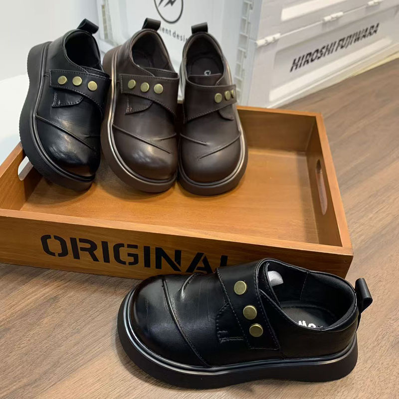 Dječje casual kožne cipele, korejski stil princeze, meka potplata, proljeće 2026