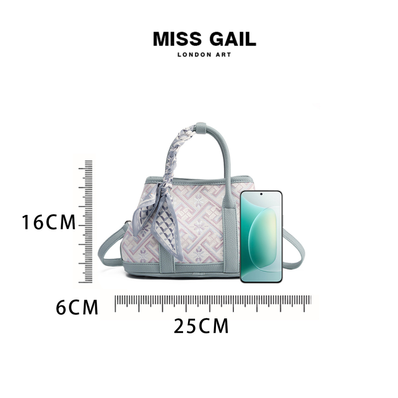 PU bucket torba, zatvarač, podstava od poliesteru, Miss Gail