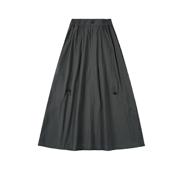 A-linijska suknja, s vezicom, srednja duljina, 30–50% spandex, mikroelastična