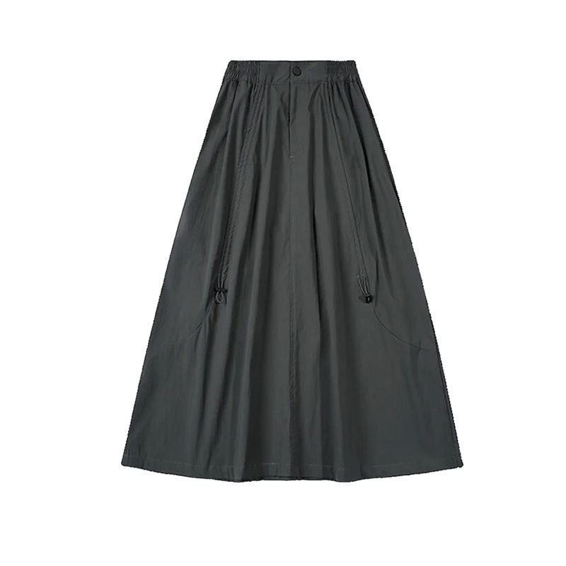 A-linijska suknja, s vezicom, srednja duljina, 30–50% spandex, mikroelastična