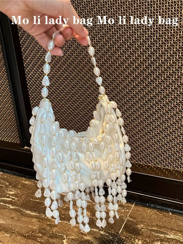 Torba preko ramena ispod pazuha s PVC, vertikalni kvadratni oblik, otvoren otvor, dvostruki remeni, poliester podstava