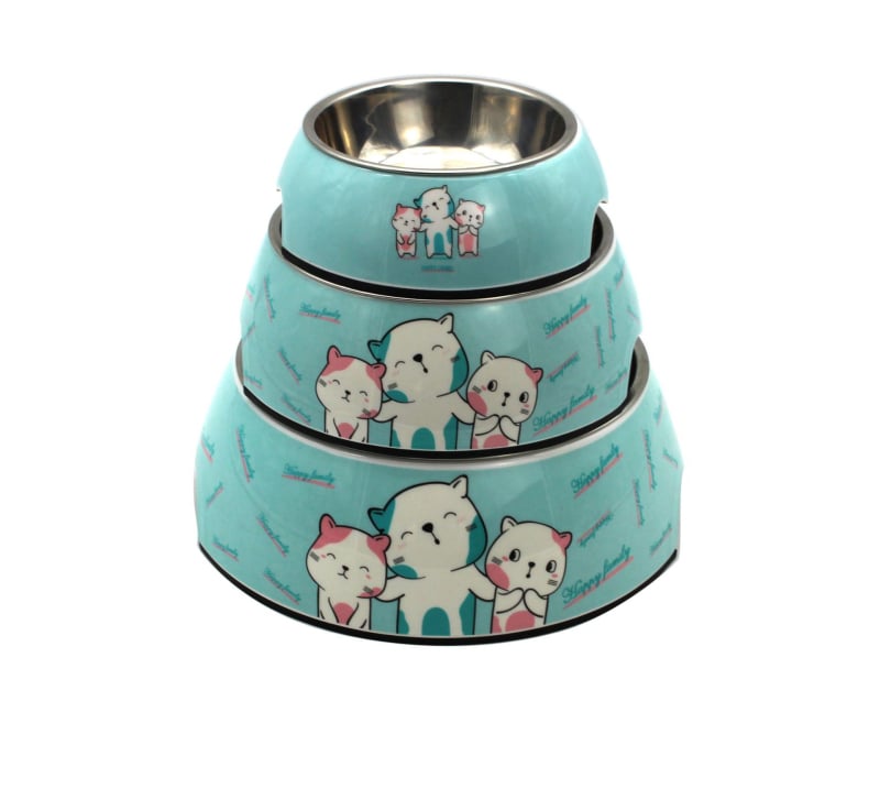 Ruixinmei μπολ γάτας από μελαμίνη, εκτύπωση διατροφικής ποιότητας για κατοικίδια