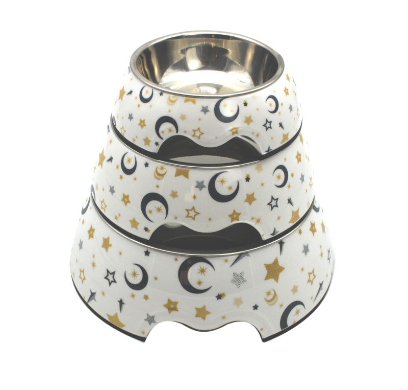 Ruixinmei μπολ γάτας από μελαμίνη, εκτύπωση διατροφικής ποιότητας για κατοικίδια