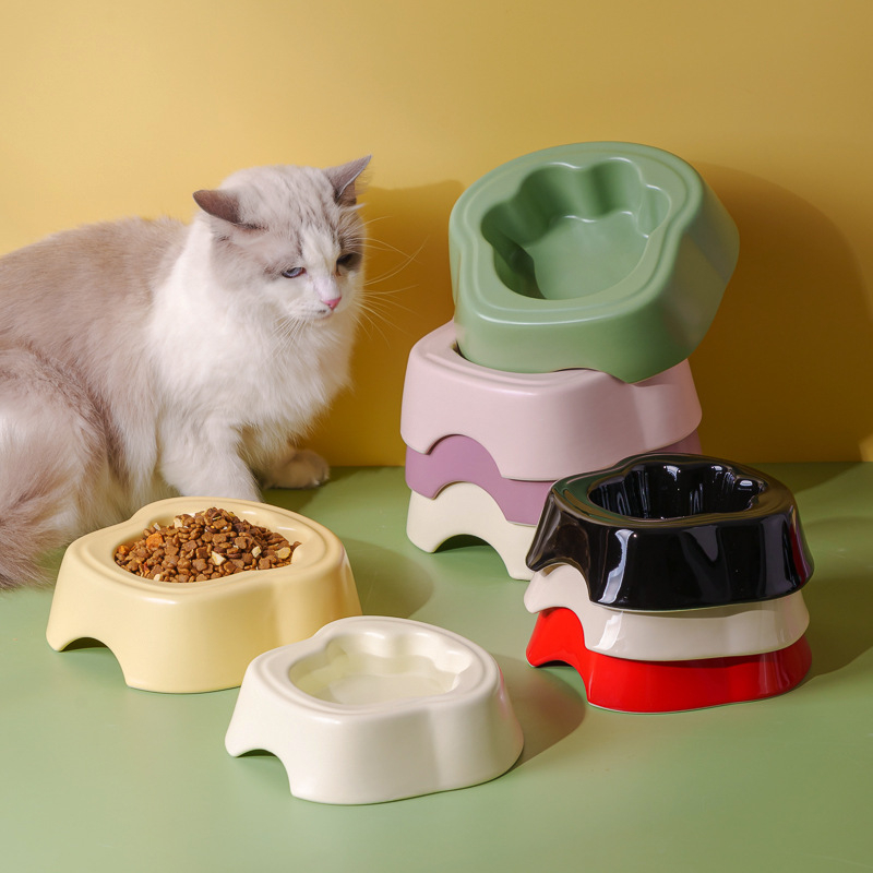 Κεραμικό μπολ φαγητού γάτας - Anmeixi, αντιολισθητικό, αργή τροφοδοσία, για γάτες, λανσαρίστηκε το 2024