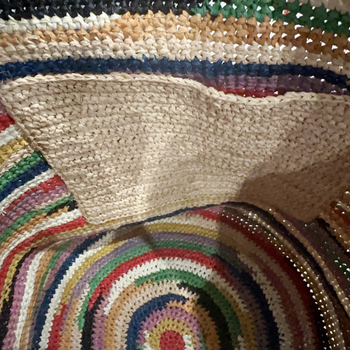 Bohemia Raffia táska nőknek, vödrös stílusú, nagy kapacitás, belső zseb a telefon számára, nyitott felső rész, dupla vállpánt