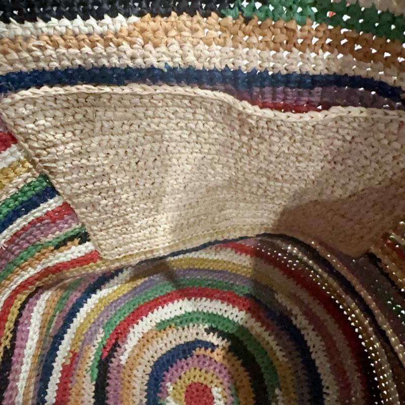 Bohemia Raffia táska nőknek, vödrös stílusú, nagy kapacitás, belső zseb a telefon számára, nyitott felső rész, dupla vállpánt