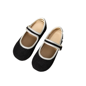 Pantofi fete cu Velcro, suprafața din material textil, branț din piele naturală, talpă din cauciuc, respirabili, impermeabili, antiderapante