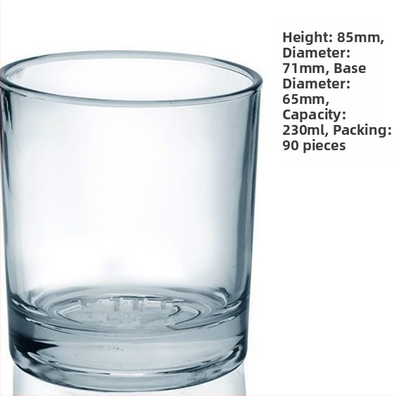 Hongjia Set din sticlă pentru apă, apă de gură și periuțe de dinți – formă neregulată, ecologic, structură dintr-un singur strat