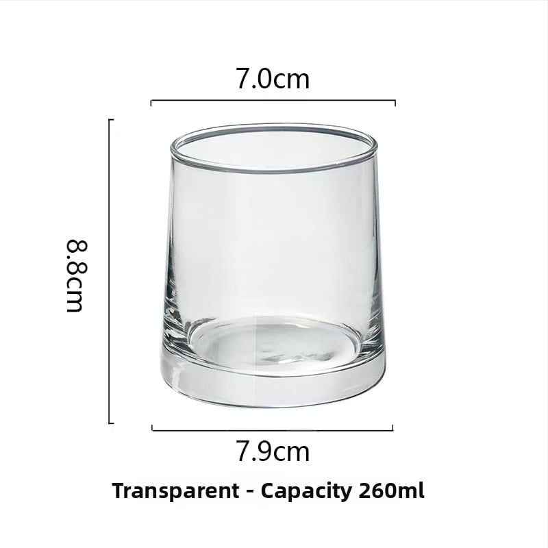 Hongjia Set din sticlă pentru apă, apă de gură și periuțe de dinți – formă neregulată, ecologic, structură dintr-un singur strat