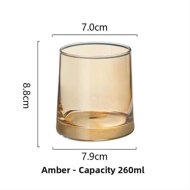 Hongjia Set din sticlă pentru apă, apă de gură și periuțe de dinți – formă neregulată, ecologic, structură dintr-un singur strat