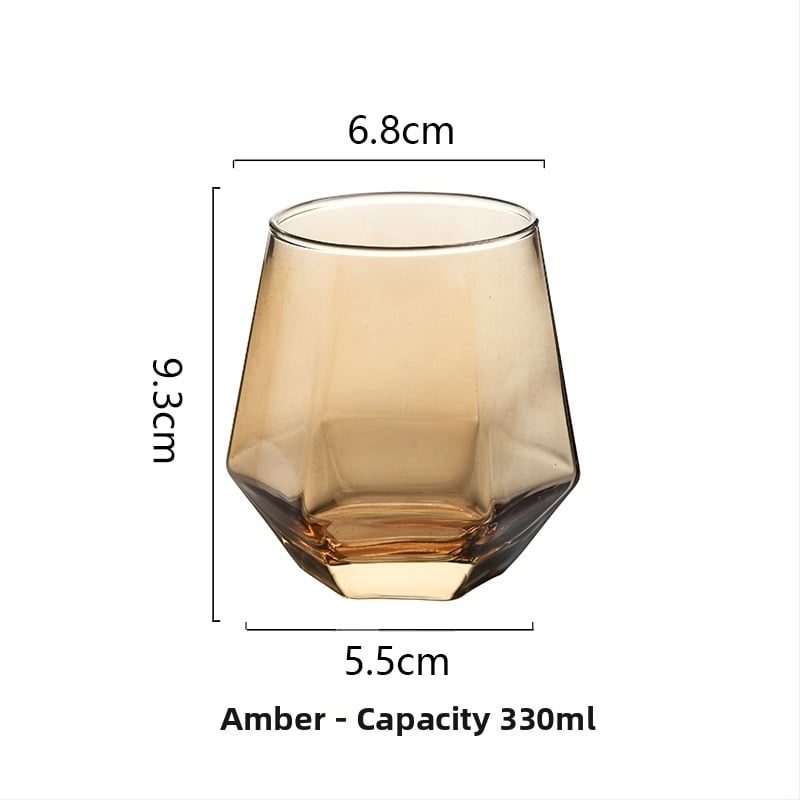 Hongjia Set din sticlă pentru apă, apă de gură și periuțe de dinți – formă neregulată, ecologic, structură dintr-un singur strat