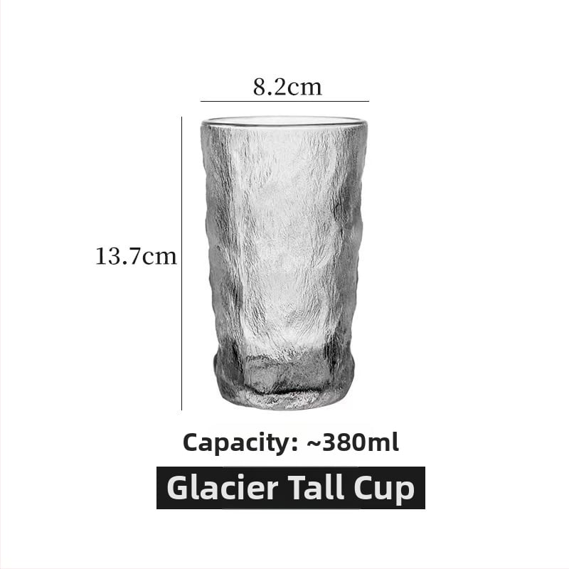 Hongjia Set din sticlă pentru apă, apă de gură și periuțe de dinți – formă neregulată, ecologic, structură dintr-un singur strat